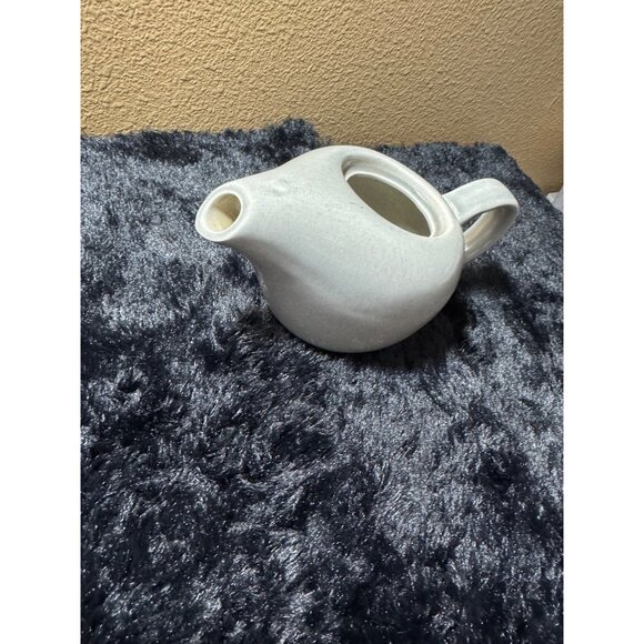 Mid Century Russel Wright Pottery Granite Coffee Tea Pot Gray Steubenville - Picture 4 of 6